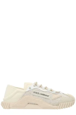 Dolce & Gabbana NS1 Lace-Up Sneakers - White