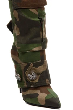 ( New Season ) Dolce & Gabbana Logo Patch Camouflage Patterned Boots - Red -Cheap Vestureo Store fc2389d0df12e9bc756e0784134a2a2f