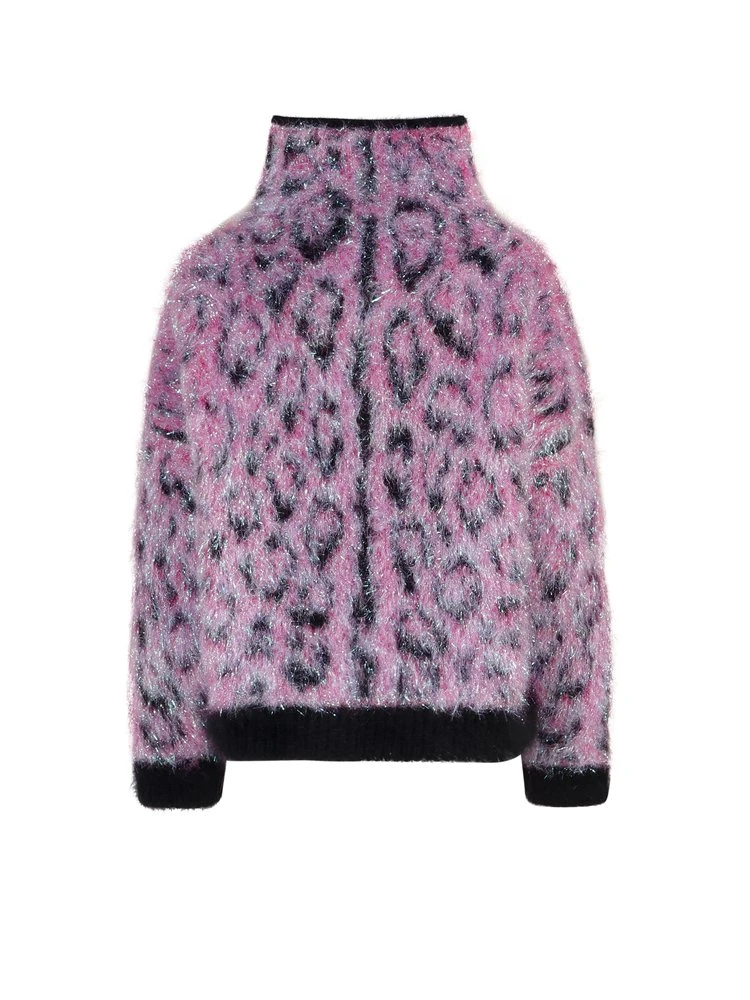 Dolce & Gabbana Leopard Jumper - Multi 2 Dolce & Gabbana Leopard Jumper - Multi - Image 2