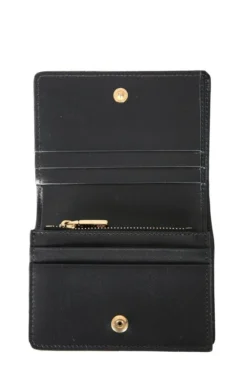 ( New Season ) Dolce & Gabbana Logo Embellished Bifold Wallet - Black -Cheap Vestureo Store fca40fdda513fda335df75e00c713de8
