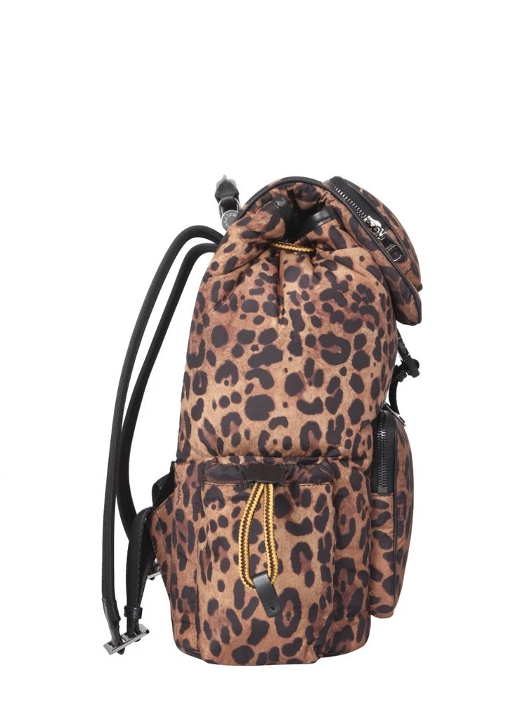 Dolce & Gabbana Leopard Printed Backpack - Multi 3 Dolce & Gabbana Leopard Printed Backpack - Multi - Image 3