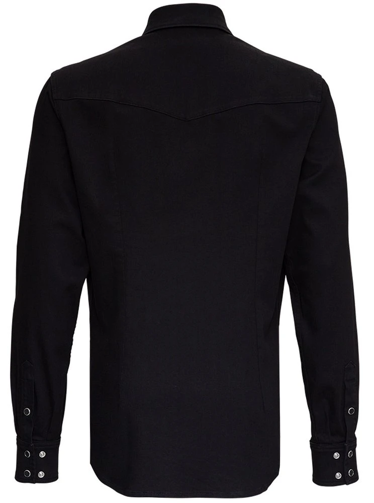 Dolce & Gabbana Denim Shirt - Black 2 Dolce & Gabbana Denim Shirt - Black - Image 2