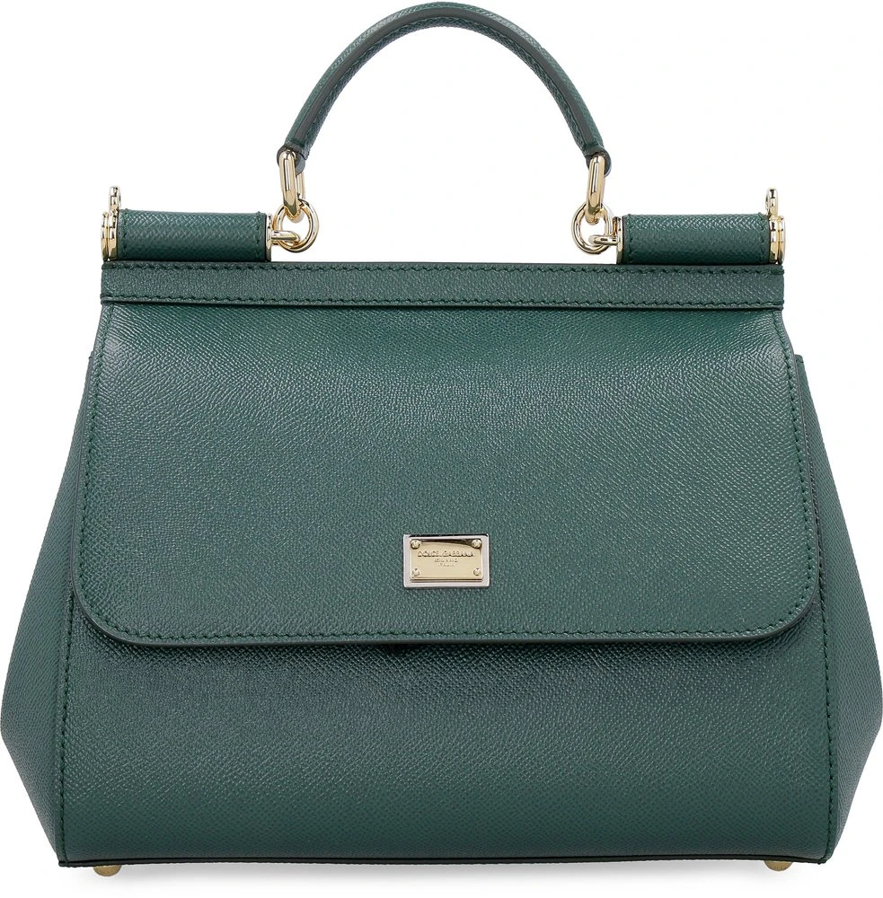 Dolce & Gabbana Sicily Medium Tote Bag - Green 1 Dolce & Gabbana Sicily Medium Tote Bag - Green