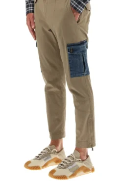 Dolce & Gabbana Pocket Detailed Straight Leg Trousers - Beige -Cheap Vestureo Store fe45e24f4a0b38e58640d7cde905e239