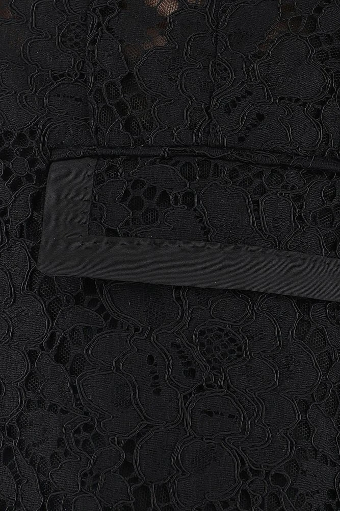 Dolce & Gabbana Lace Embroidered Blazer - Black 6 Dolce & Gabbana Lace Embroidered Blazer - Black - Image 6