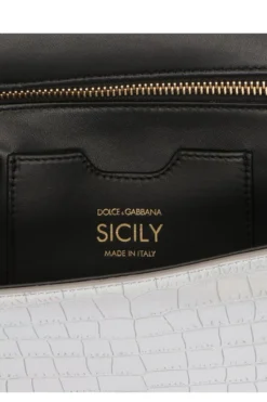 Dolce & Gabbana Sicily Medium Embossed Tote Bag - Silver 5 Dolce & Gabbana Sicily Medium Embossed Tote Bag - Silver -Cheap Vestureo Store fe86547692d4ae8683856599d0819de7
