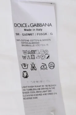 ( New Season ) Dolce & Gabbana Long-Sleeved Evening Dress Shirt - White -Cheap Vestureo Store ff42e23717a069f4f4a1e20e5e522780