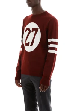 Dolce & Gabbana Crewneck Knitted Sweater - Red -Cheap Vestureo Store ff54b25e651eec2f0f7c1ae7bf2e1aa9