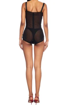Dolce & Gabbana Balconette-Bra Strapped Bodysuit - Black -Cheap Vestureo Store ff74dc4dda1a77f6824c09f10a5434aa