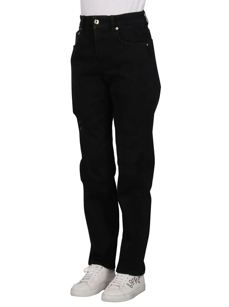 Dolce & Gabbana Straight Leg Jeans - Black 5 Dolce & Gabbana Straight Leg Jeans - Black - Image 5