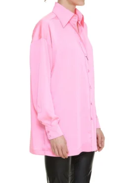 ( New Season ) Dolce & Gabbana Pointed Collar Long-Sleeved Shirt - Pink -Cheap Vestureo Store ffae914f02f9058066069d5987dbe99e